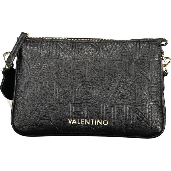 Elegante Borsa Da Donna Nera Con Doppia Tracolla Regolabile-image