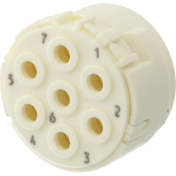 7003907101 Hummel M23 Contatto A Crimpare Di Segnale Inserto A Crimpare, Numero Di Poli 7-Poli 300V, 20A, Colore Bianco - 1 Pezzo-image