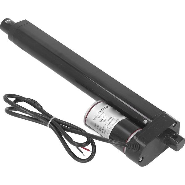 Attuatore Elettrico Lineare 1000N 200 Mm Di Corsa IP65 Nero Attuatore Lineare Con Finecorsa Attuatore Lineare 24V-image