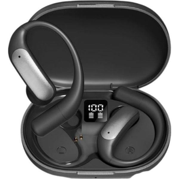 Inf Auricolari Bluetooth Open-Ear Con Traduzione Ai, Hifi E Lunga Durata Nero-image