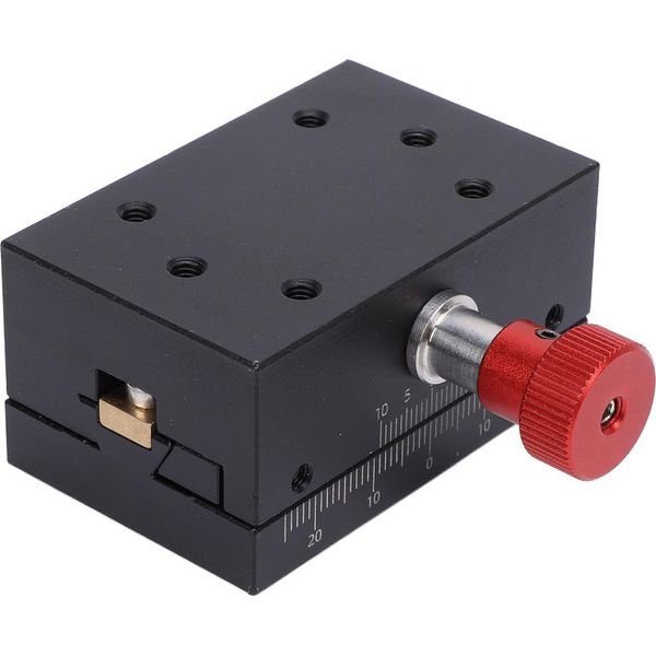 Piattaforma Di Spostamento Degli Assi X Ingranaggi Con Corsa Di 40 Mm Piattaforma Di Scorrimento A Coda Di Rondine Manuale-image