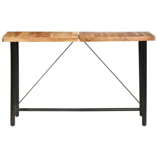 Syfax™ Set Per Bar 9 Pz In Legno Massello Di Acacia E Vera Pelle-image