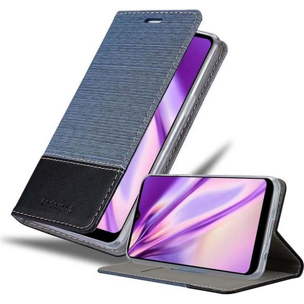 Cadorabo Custodia Per Lg K50S Custodia Protettiva In Blu Custodia Per Telefono Cellulare Custodia A Libro Cover-image