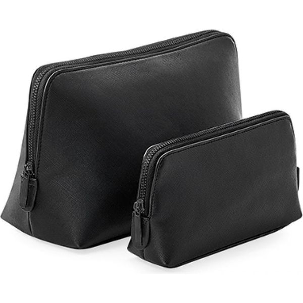 Bagbase BG751 | Custodia Per Accessori Boutique, M (18 X 11 X 4,5 Cm) - Colore: Nero/Nero - Misura: L (25 X 16 X 10,3 Cm)-image