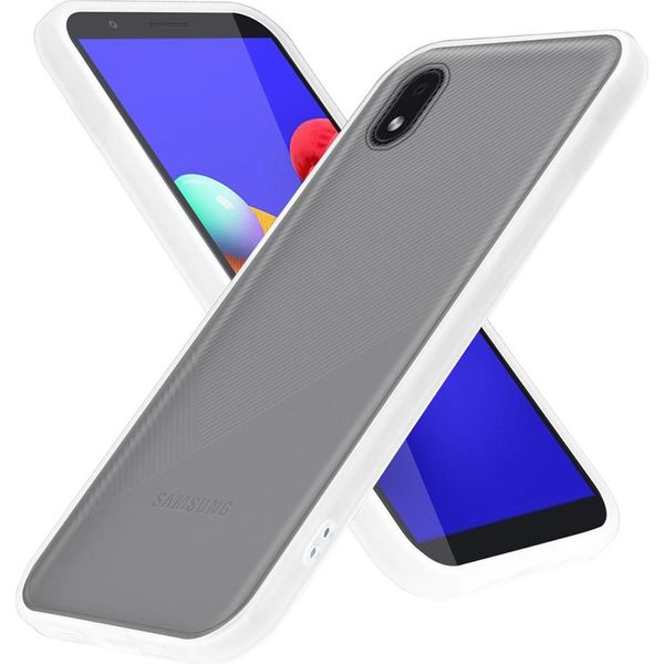 Cadorabo Custodia Per Samsung Galaxy A01 Core Custodia Protettiva In Silicone Tpu Trasparente Custodia Per Cellulare Ibrida Custodia Protettiva-image
