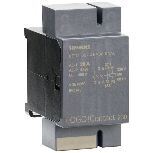 Modulo Di Estensione Plc Siemens Logo! Contatto 230 6ED1057-4EA00-0AA0 (6ED1057-4EA00-0AA0)-image