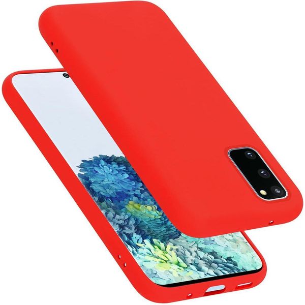 Cadorabo Custodia Protettiva Per Samsung Galaxy S20 Fe Caso In Rosso Telefono Cellulare Custodia Cover Tpu Etui-image