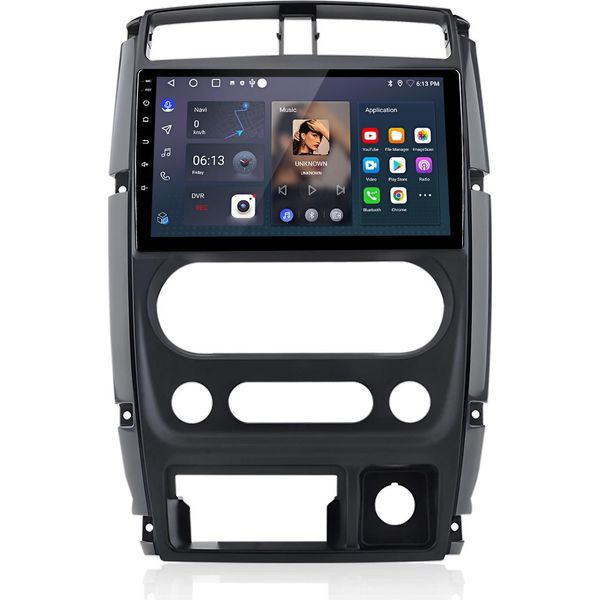 Radio 9 Pollici 6+128 Gb Android Autoradio Per Suzuki Jimny 2005-2019 Wireless Carplay Android Auto 4G Wifi Gps Navi 8Kern Rds Dsp Dab+ Bt-image