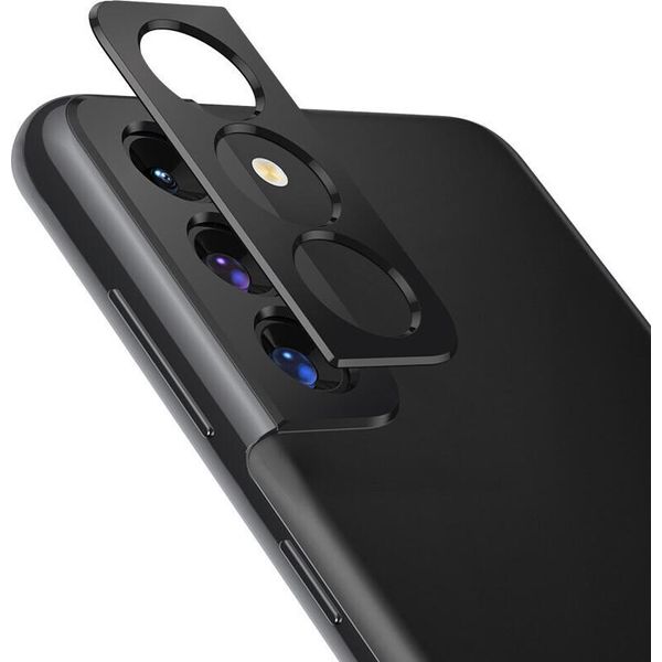 Inf Samsung S21 Plus Copriobiettivo In Lega Di Alluminio Nero-image