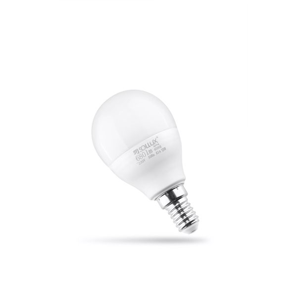 Lampadina Led E14 4000K 7,5W 680Lm 1Xe14 7,5W Non Applicabile 8.9X4.5X4.5Cm Sollux Lighting-image