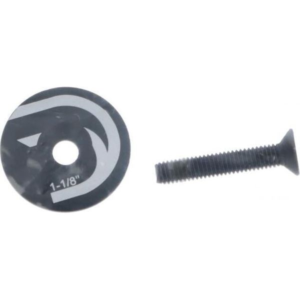 Deda Top Cap 1 1/8" Incl. Vite, Logo Deda"-image