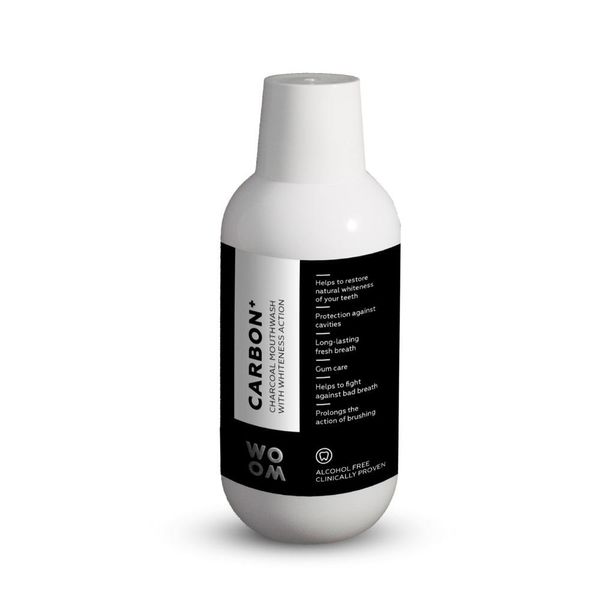 Carbon+ Collutorio Al Carbone Con Azione Schiarente 500 Ml-image