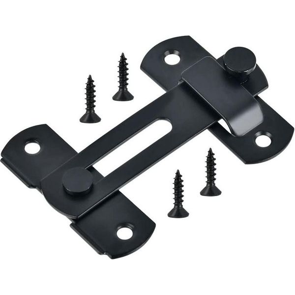 Inf Chiusura Per Porta In Acciaio Inossidabile Nero-image