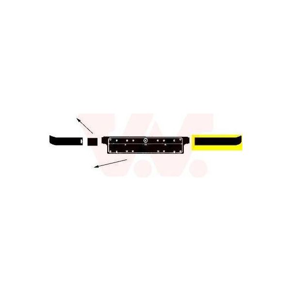 Van Wezel 0640581 - Oe 51111960711 Striscia Di Rivestimento, Paraurti Anteriore Sinistro Per Serie 3 (E36)-image