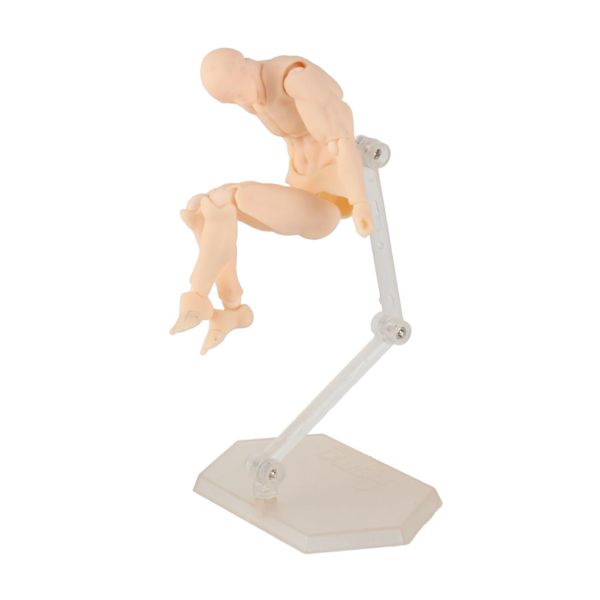 Corpo Da Action Figure, Pose Personalizzabili, Mobile, Pvc Resistente, Bambola Da Disegno Ampiamente Utilizzata Per Casa, Ufficio, Colore Della Pelle, Uomo-image