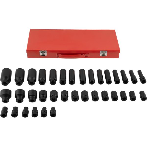 Prese Per Avvitatori A Impulsi Set Di Chiavi A Bussola Prese A Urto 1/2" 8 - 32 Mm"-image
