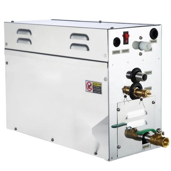 Happybuy - Generatore Di Vapore 9KW - Docce A Vapore 220V-240V - Generatore Di Vapore Per Sauna Con Controller Programmabile Per Bagno Spa - Doccia Hotel - Vapore (Il Controller Non Contiene La Batteria)-image
