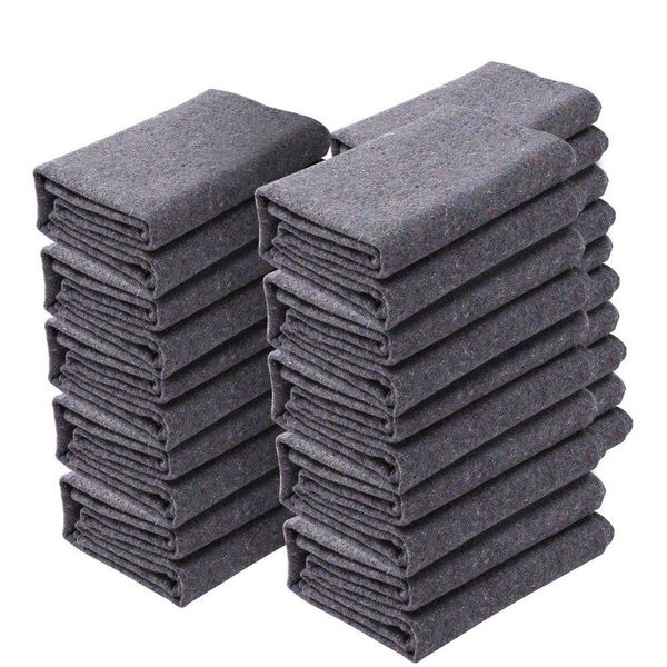 12X - Coperte Per Traslochi 1829X1372Mm - Coperte Per Mobili In Cotone Riciclato - Coperte Per Stoccaggio - Coperte Per Traslochi - Coperte Per Trasporto - Coperte Per Imballaggio Mobili - Coperte Per Imballaggio - Protezione Per Mobili-image