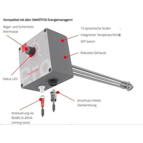 Riscaldatore Smartfox Smartfox Pro 3.000 Watt, Rs485 (796554799001)-image