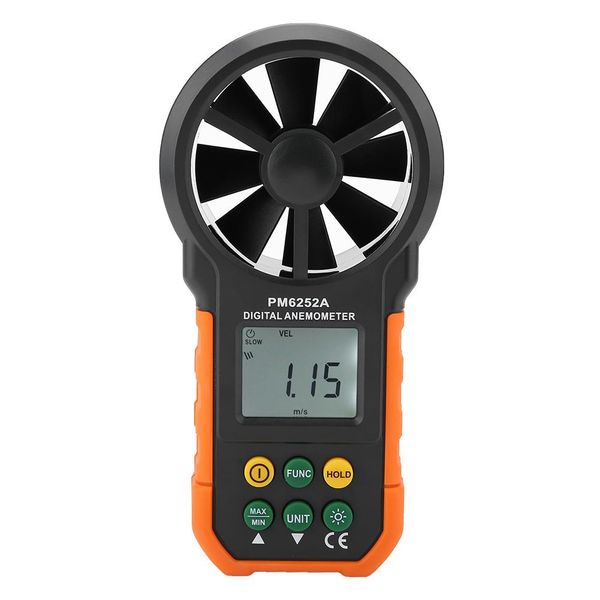 Anemometro, Anemometro Digitale, Anemometro Digitale Portatile, Misuratore Di Velocità Del Vento, Misuratore Di Volume D'aria-image