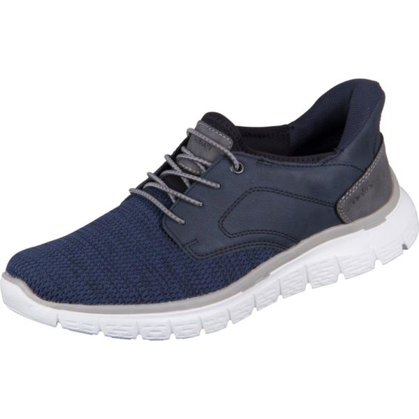 Rieker Uomo Slip-On 30293-41, 30293-42, 30293-43, 30293-44, 30293-45, 30293-47, 30293-46 RIE-B6658 Blu/Nero/Notte 47-image