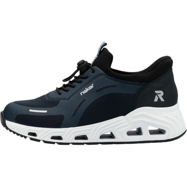 Rieker Sneaker Low - Blue Textile : 37 : Taglia Normale: 37 Larghezza: Normale-image