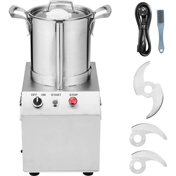 Robot Da Cucina Professionale Tritatutto Per Verdure - Frullatore In Acciaio Inox Da 4 Litri Per Alimenti - Versatile Frullatore Multifunzione-image