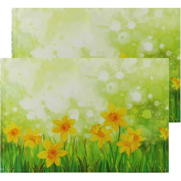 Tovagliette Tessili Cloth Fiori Di Narciso Set Di 2 45X30 Cm-image