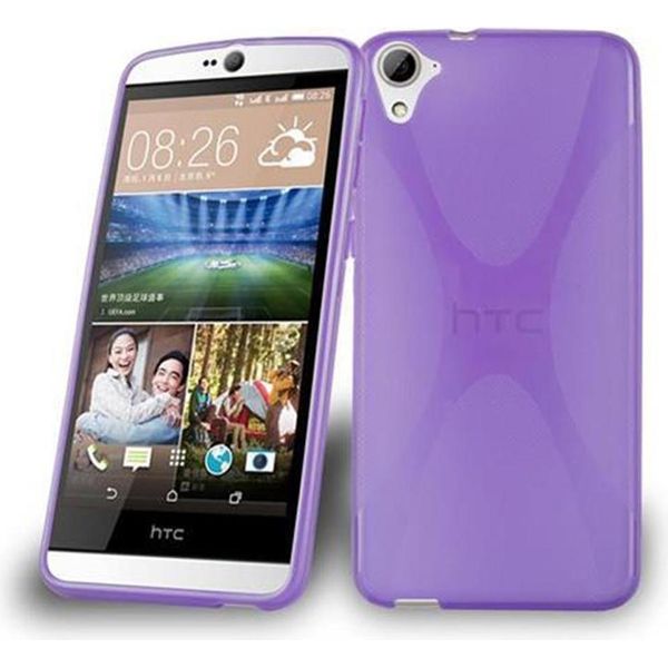 Cadorabo Custodia Per Telefono Cellulare Per Htc Desire 826 In Viola Cover Tpu Silicone Back Cover Case-image