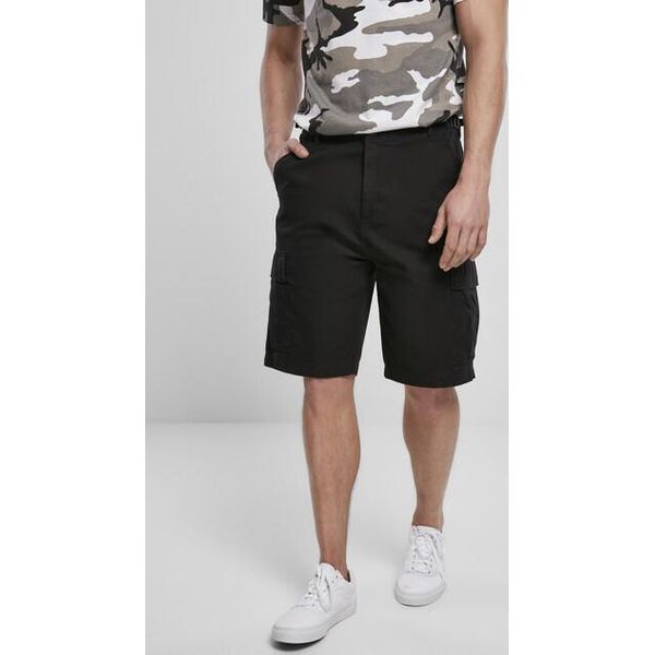 Brandit - Pantaloncini In Cotone Bdu Ripstop Nero - 4XL-image