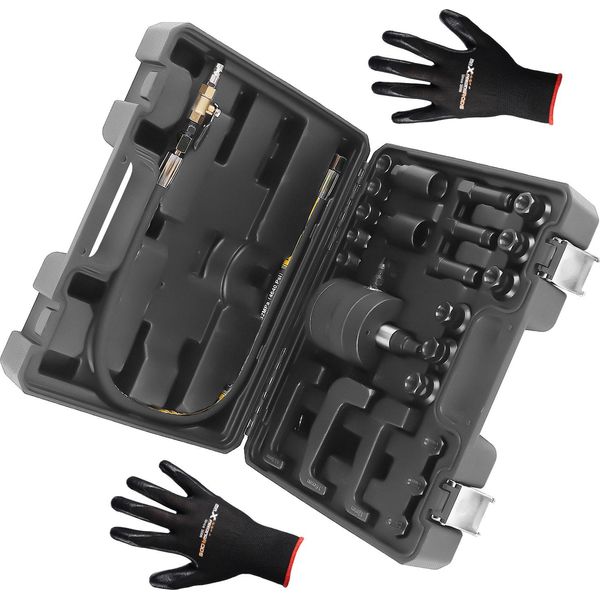 Set Estrattore Iniettore Pneumatico Estrattore Ugello Iniettore Diesel 19X Adattatore-image