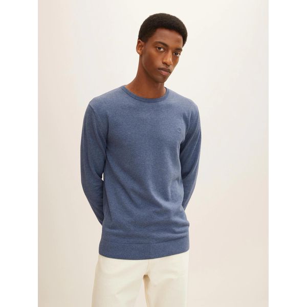 Tom Tailor Maglione A Maglia Fine Basic Con Polsini A Coste Maglione Casual A Girocollo Taglia: 3XL-image