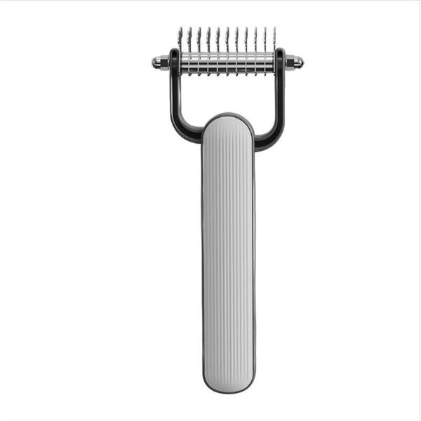 Inf Pettine Districante A 11 Denti - Rimozione Nodi In Acciaio Inox Per Cani E Gatti-image