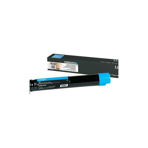 Lexmark Original Toner Standard Variante - C/X950 Cyan 22.000 Seiten (C950X2CG)-image
