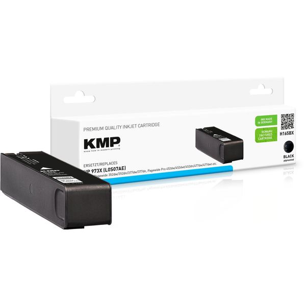 Kmp Druckerpatrone H165BX Schwarz Kompatibel Zu Hp 973X (L0S07AE)-image