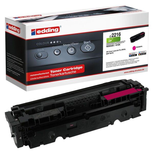 Edding Toner EDD-2216 Magenta Kompatibel Zu Hp 415X (W2033X)-image