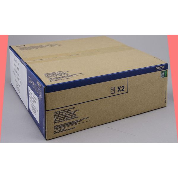 Brother Original TN900Y Toner Doppelpack Gelb 2X 6.000 Seiten (TN-900YTWIN)-image