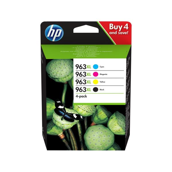 Hp Original 963XL Druckerpatronen - 4Er Multipack (3YP35AE)-image