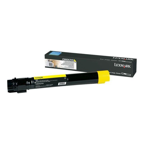 Lexmark Original Toner Standard Variante - C/X950 Gelb 22.000 Seiten (C950X2YG)-image