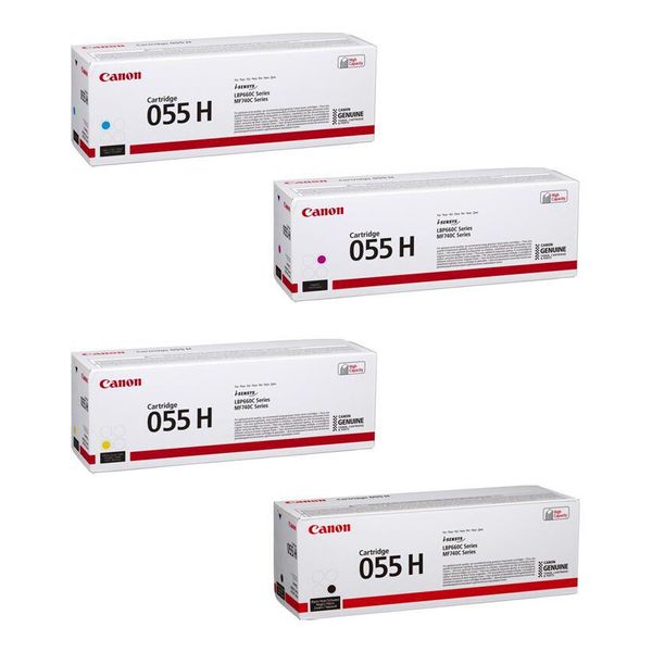 Canon Original 055H Toner 4Er Multipack - Hohe Ergiebigkeit-image