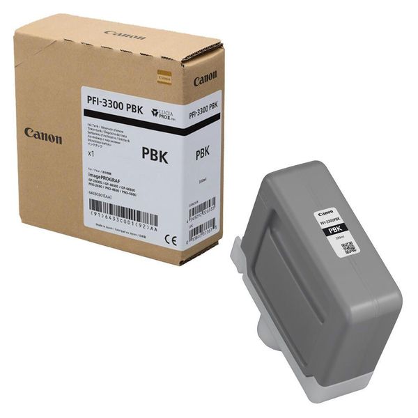 Canon Tinte PFI-3300 Pbk Schwarz-image
