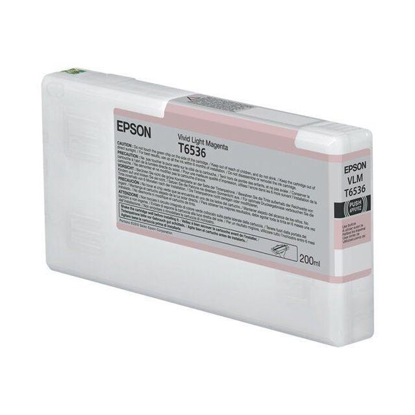 Epson Original Ultrachrome Druckerpatrone Magenta Hell 200Ml (C13T653600)-image