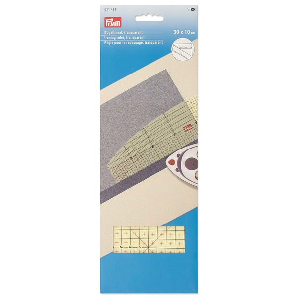 Prym BüGellineal, Transparent, HitzebestäNdig, GrößE: 30 X 10 Cm-image