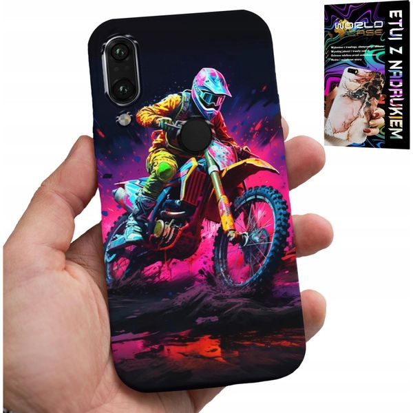 Custodia Per Huawei Y7 2019 - Moto, Motocross Corse Estreme-image