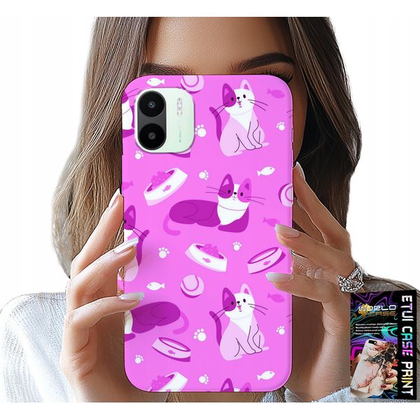 Custodia Per Xiaomi Redmi A1 - Amore Gatto, Disegni Con Gatti Gatti, Custodia-image