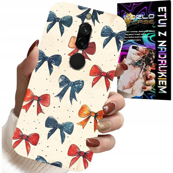 Custodia Per Xiaomi Redmi 8 - Nastro Colorato Con Fiocchi Design Alla Moda-image