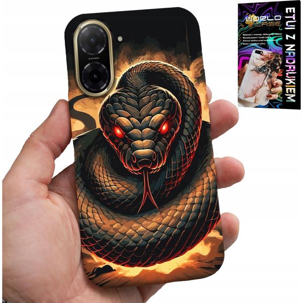 Custodia Per Xiaomi Redmi A5 - Serpente, Cobra Serpenti Serpente A Sonagli Custodia + Pellicola Protettiva-image