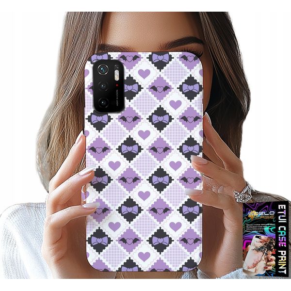 Custodia Per Xiaomi Poco M3 Pro 5G - Modello Cuori Arco + Vetro-image
