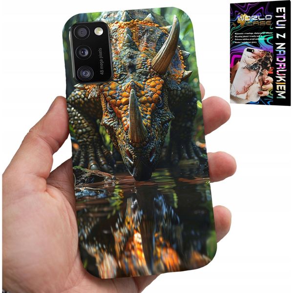 Custodia Per Xiaomi Poco M3 - Custodia Dinosaurio Triceratops-image