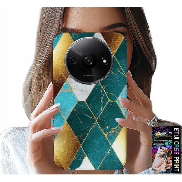 Custodia Per Xiaomi Redmi A3 - Design Eleganti E Alla Moda Custodia + Pellicola Protettiva-image